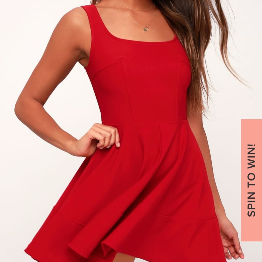 Red lulus dress